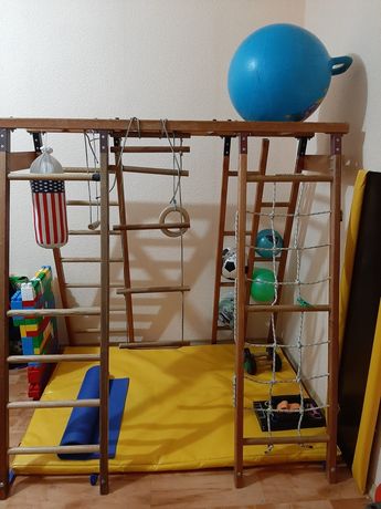 Дитячий спортивний комплекс для дому + додаткові аксесуари