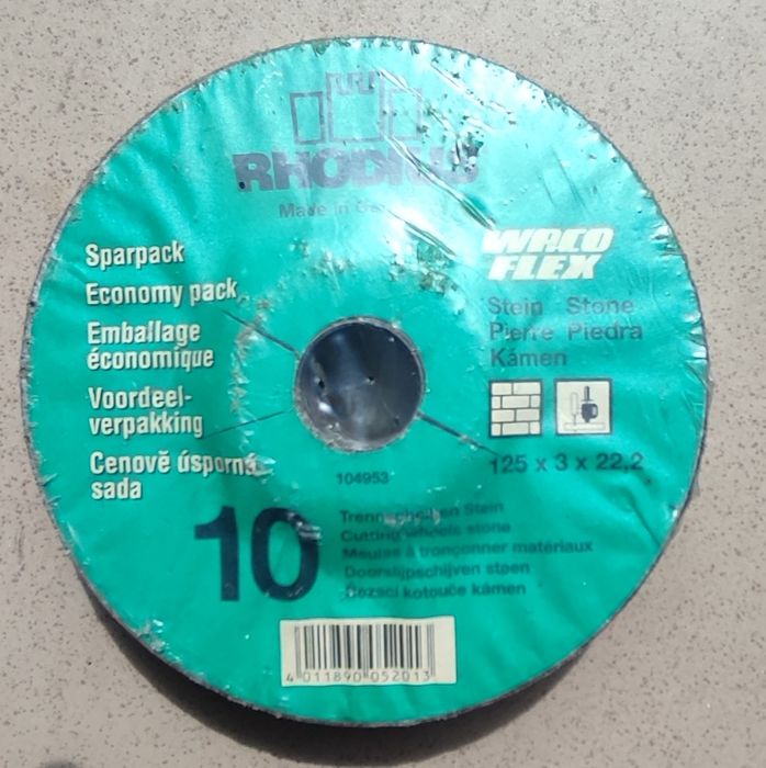 Tarcza do cięcia Rhodius  10 szt 125x3x22,2