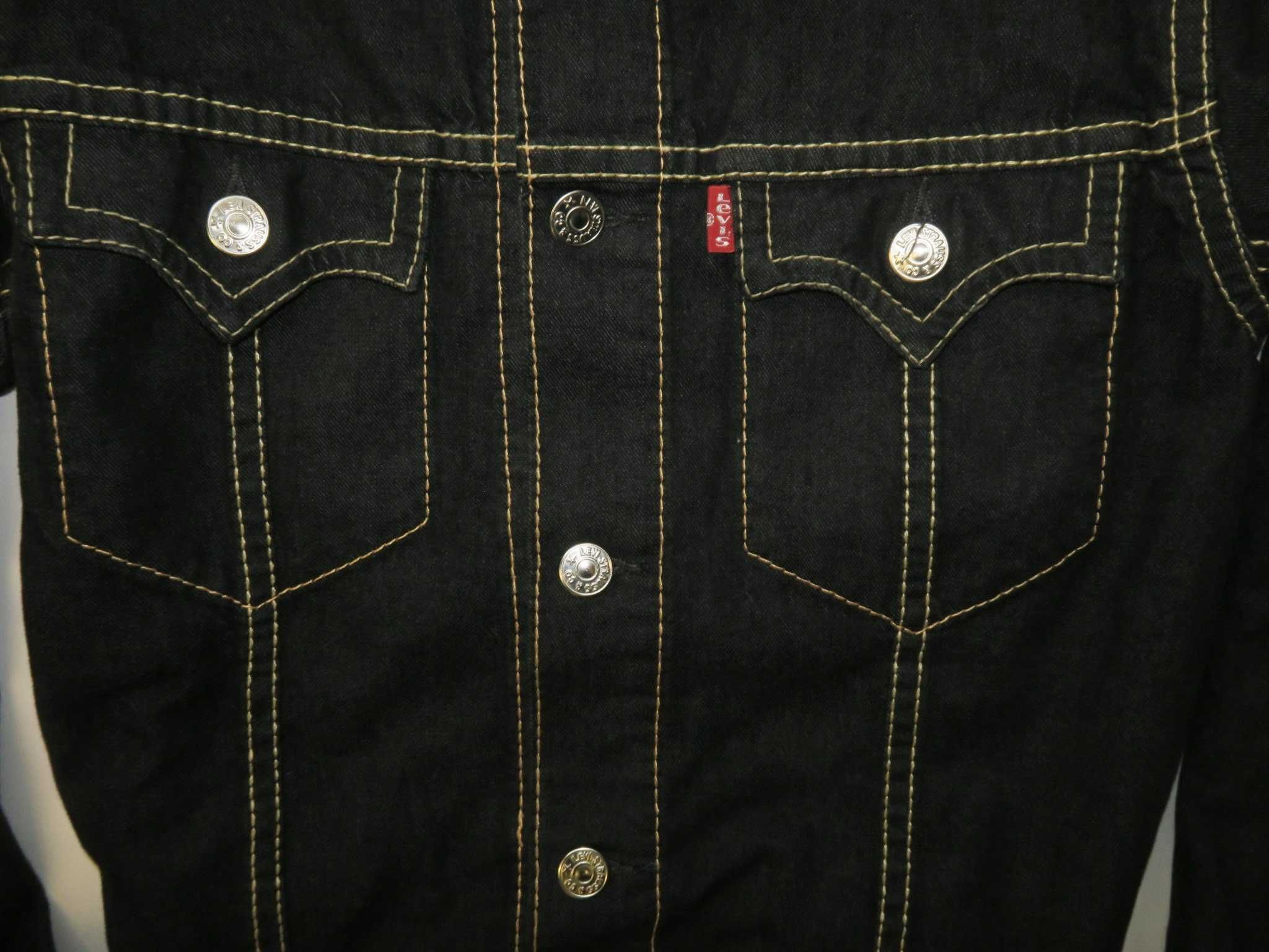 Levi's kurtka jeansowa z grubą nitką M