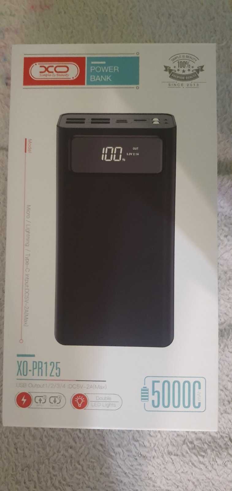 Павербанк НОВЫЙ на 50000 mah, XO PR 125, привезли с Европы (Польша)