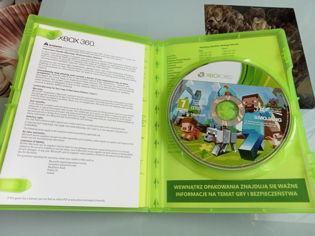 Xbox 360 gra Minecraft hit super zabawa stan bardzo dobry na prezent