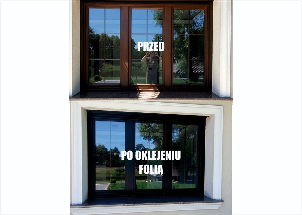 Drzwi - oklejanie laminatem.