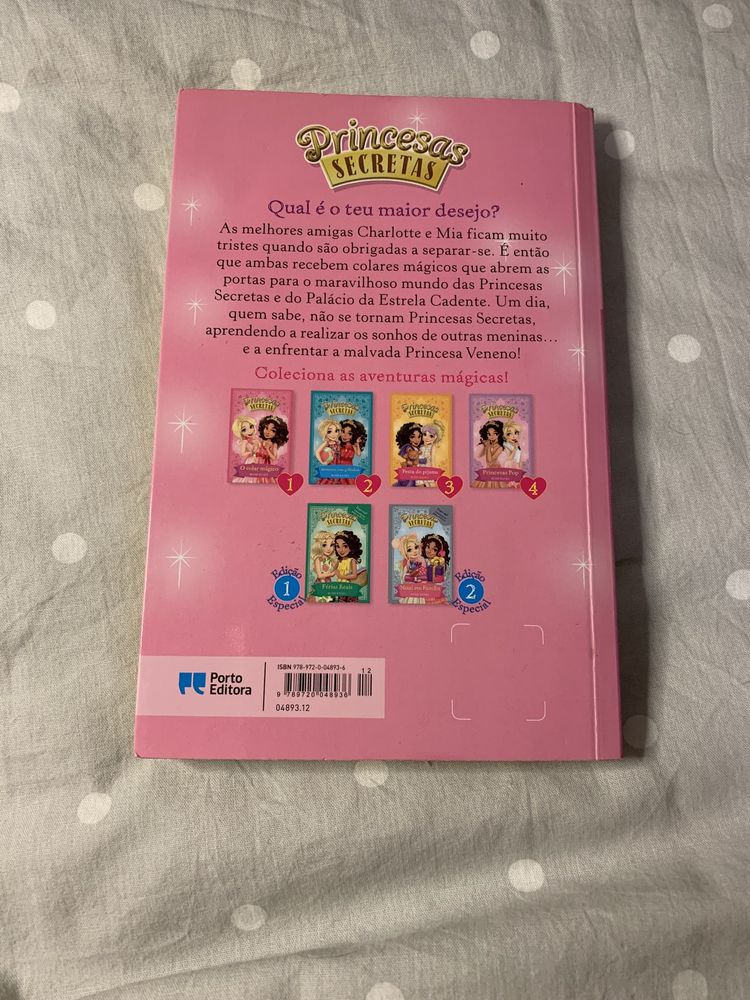 Livro O Colar Mágico da Saga Princesas Secretas