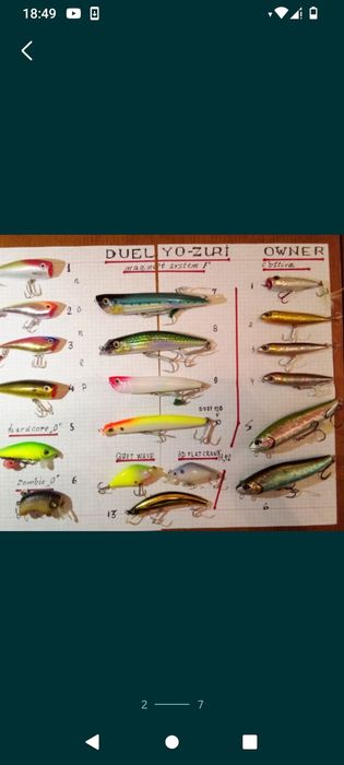 Воблеры для троллинга, кастинга Duel Yo-zuri, Daiwa, Shimano, Owner .