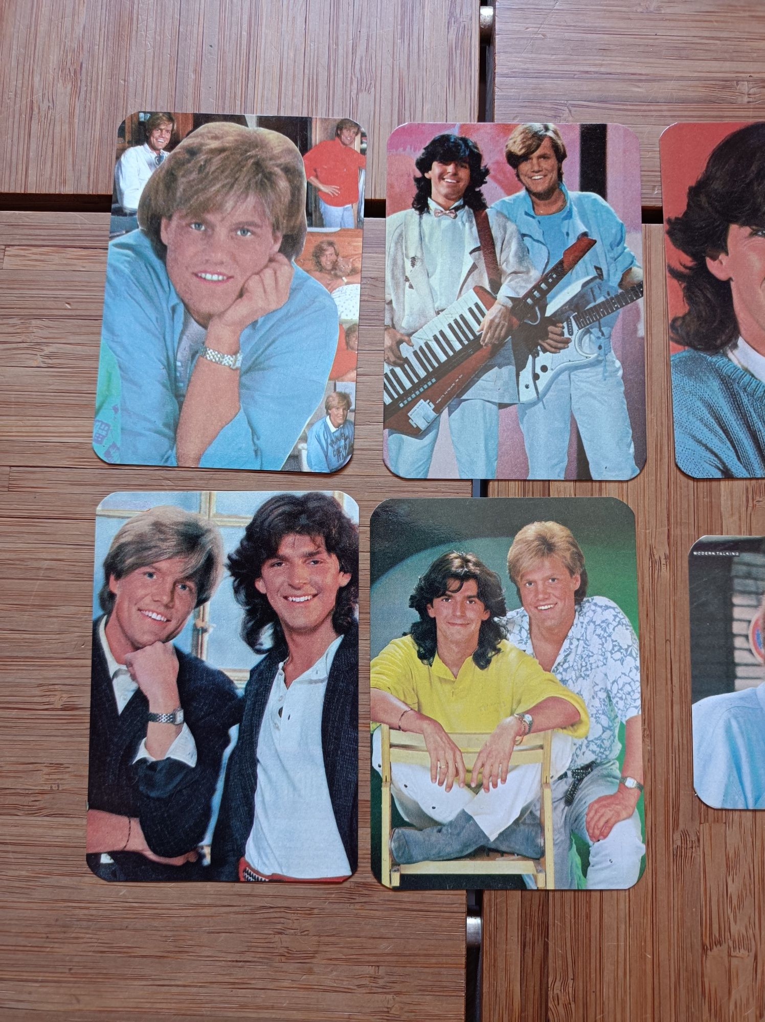 Lote de 8 Calendários * Banda - Modern Talking * 1986