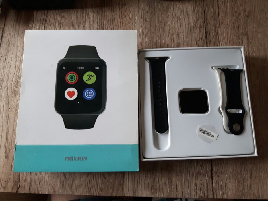 Smartwatch Prixton SWB30 jak nowy dwa paski dotykowy pomiar aktywności