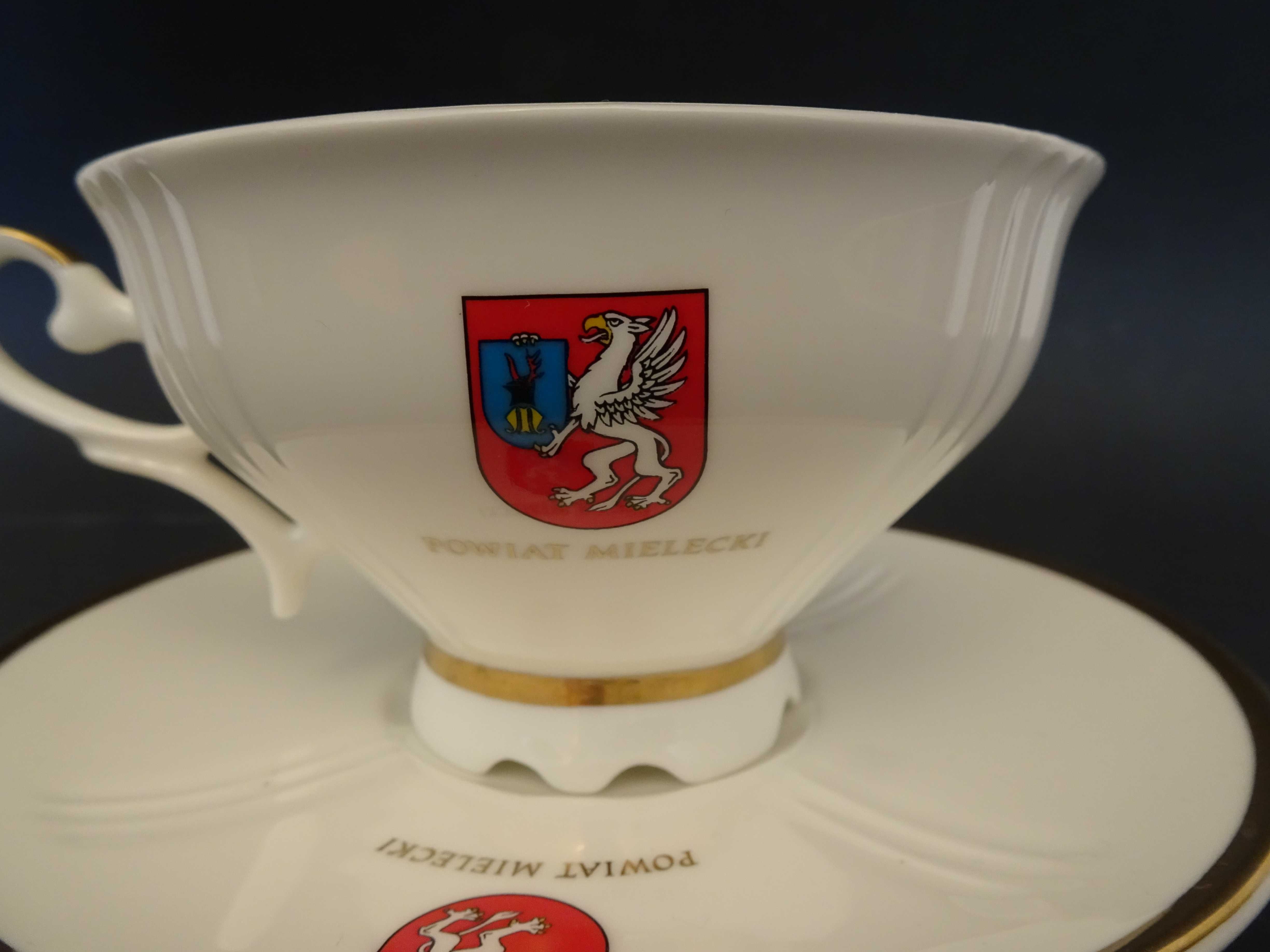 Filiżanka i spodek, duo Ćmielów proj. Józef Szewczyk  Powiat mielecki
