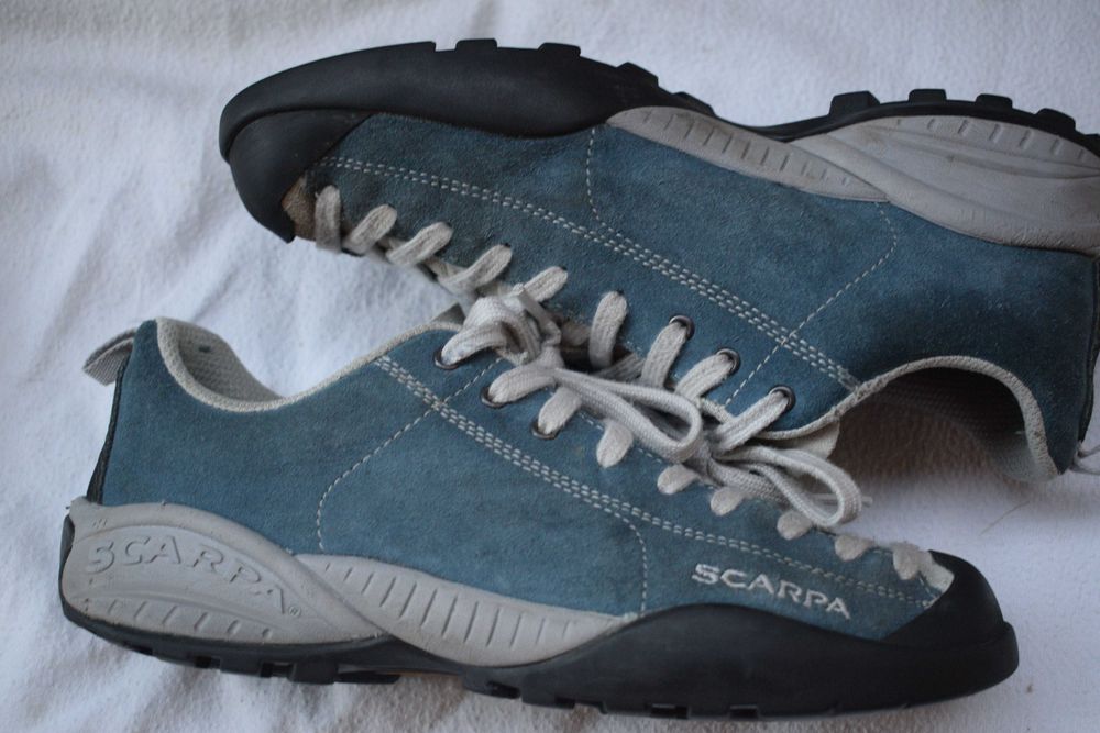замшевые кроссовки кросовки мокасины Scarpa р. 38 24 см