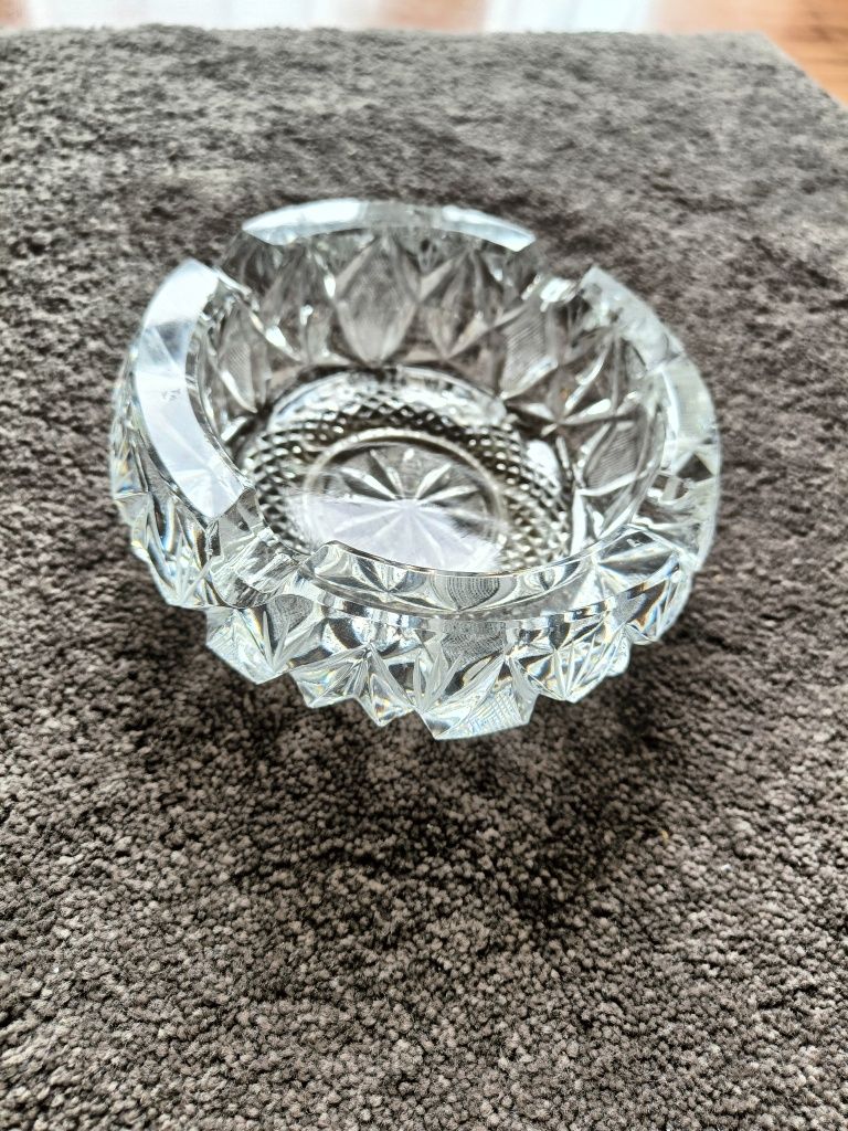 Popielnica kryształ PRL