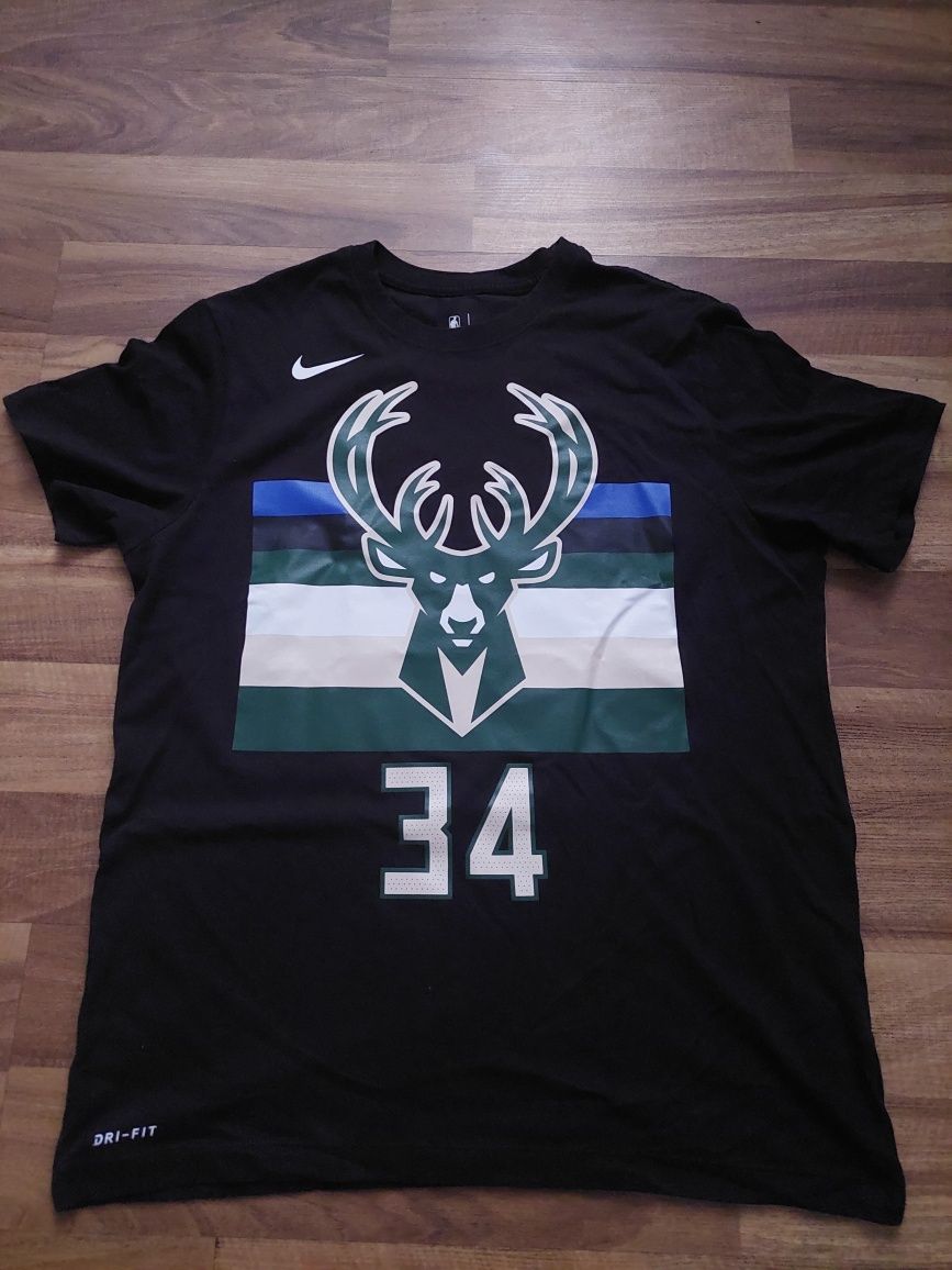 T-shirt Męski Nike NBA Milwaukee Bucks L