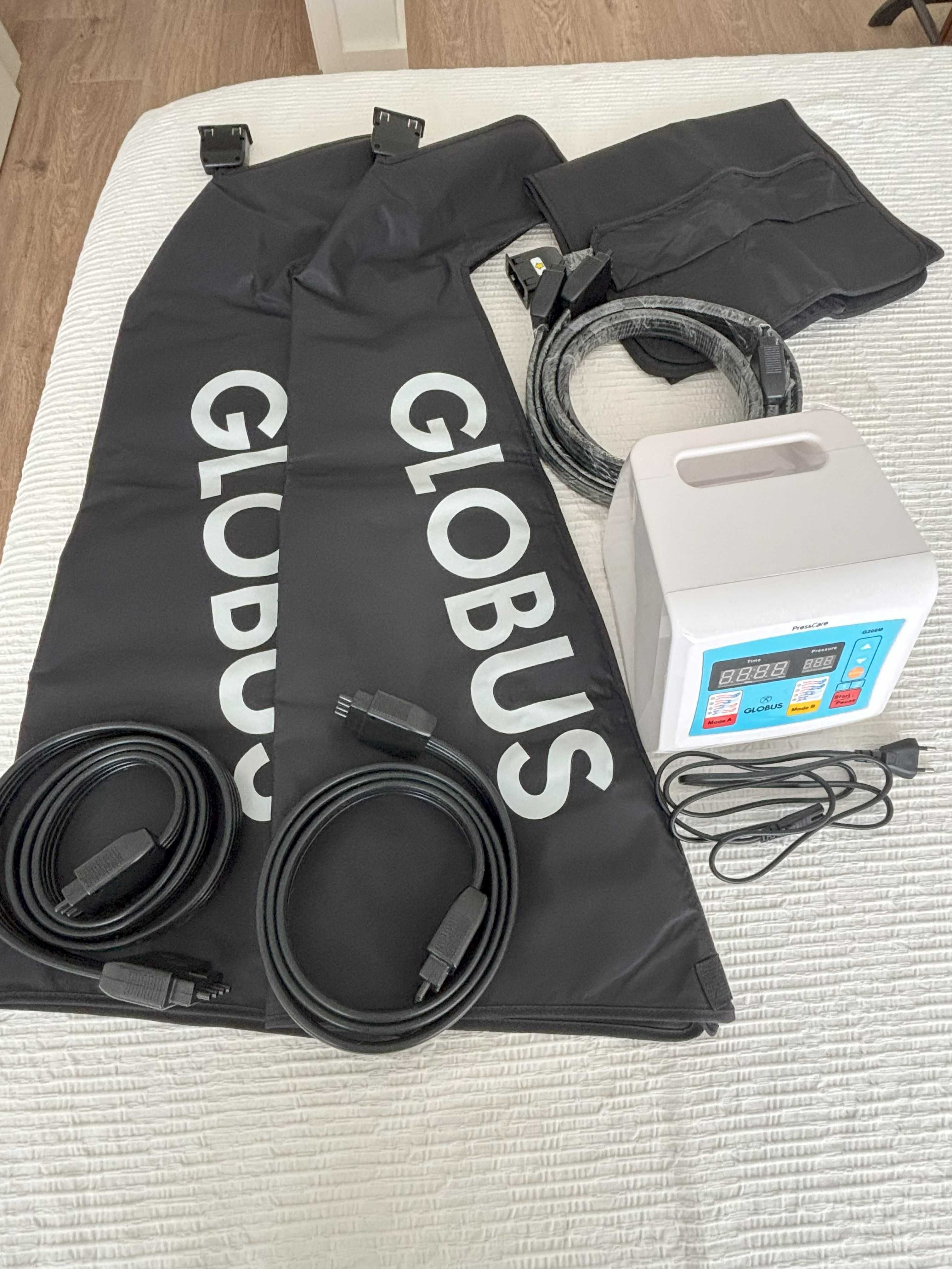 Máquina de pressoterapia da marca Globus