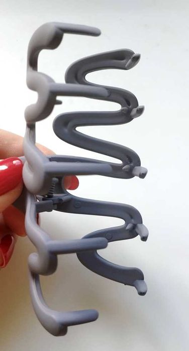 Заколка краб велика 105 мм soft touch