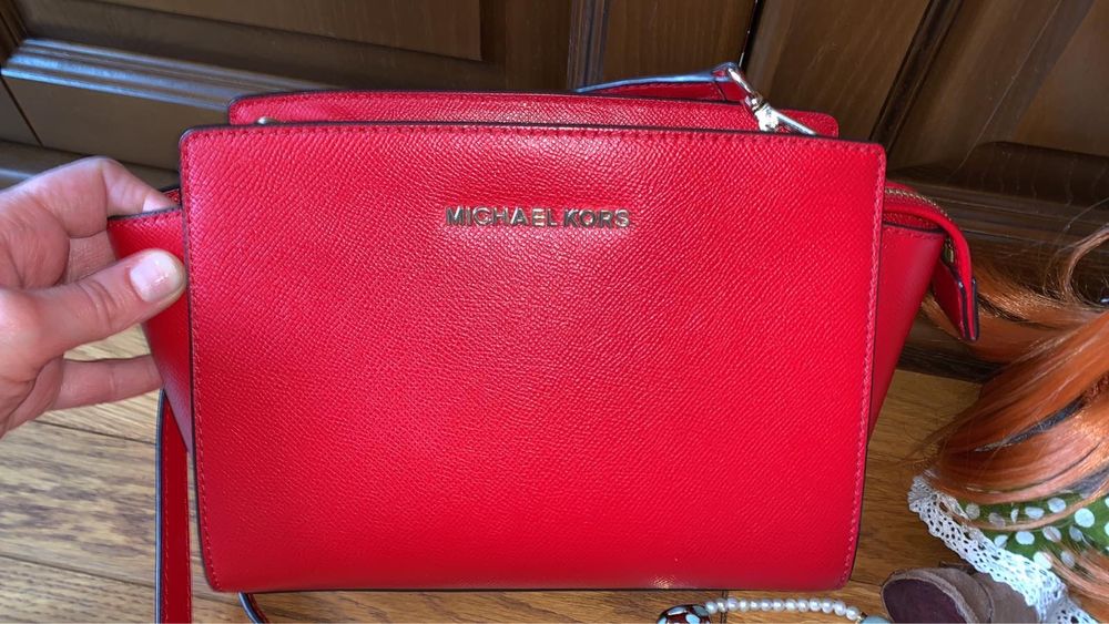 Красная сумка Michael Kors оригинал