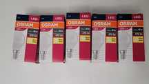 Żarowki LED Osram, nowe, barwa ciepła 2700K, E14, 5.5W
