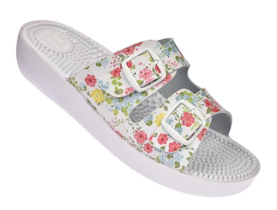 Fakirki damskie klapki masujące z kolcami FP-01 włoskie medyczne r. 36