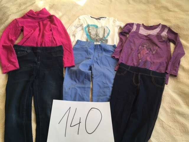 Odzież ubrania dziewczynka 140