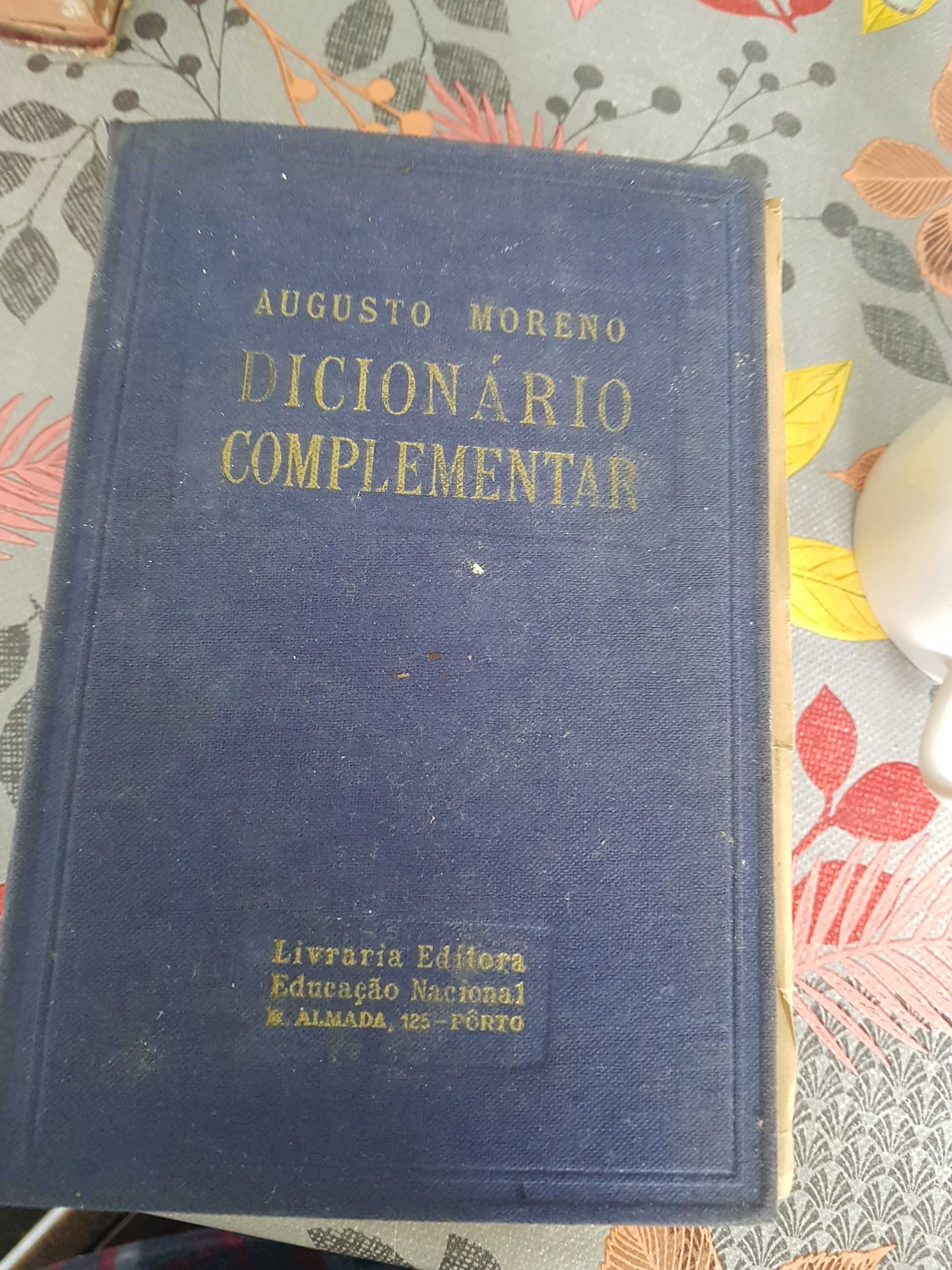 Dicionário complementar Augusto Moreno 1944