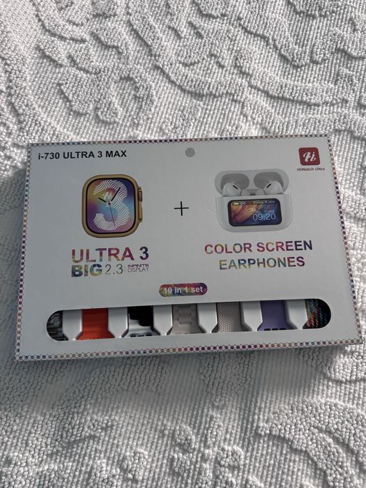 Smartwatch e phones conjunto