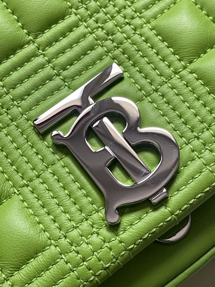 Burberry torebka lola brilliant green nowa