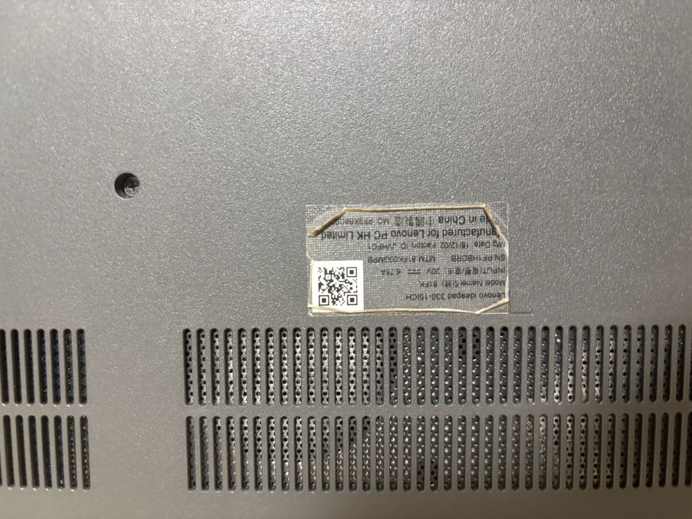 ноутбук Lenovo Ideapad 330-15ich (81FK)/Ram 12gb/gtx1050/ssd 1TB