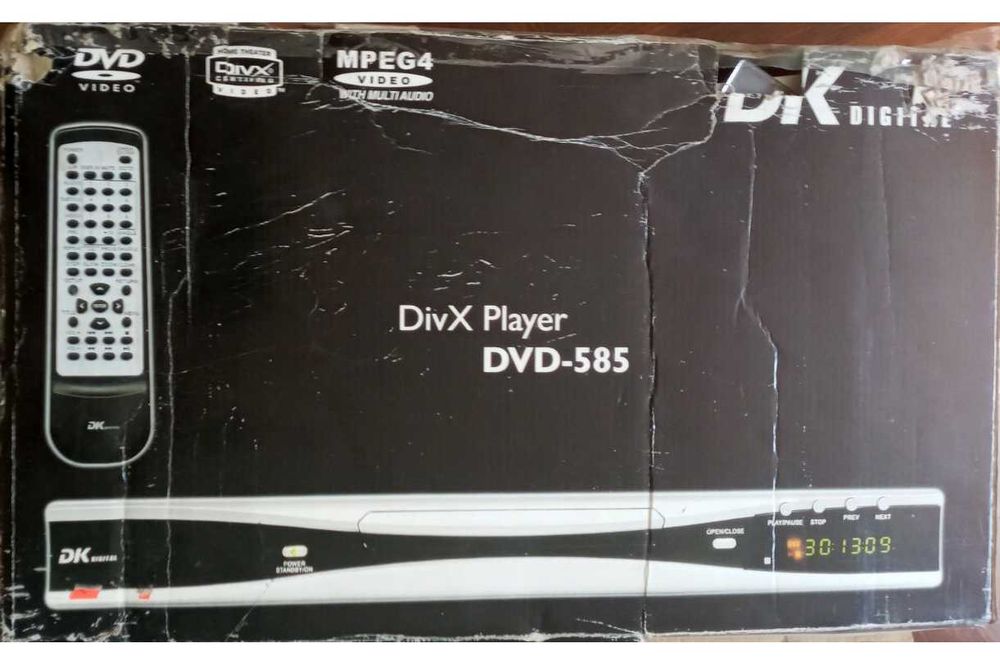ДВД плеер бу Старий робочий ДВД плеєр програвач DivX Player DVD 585