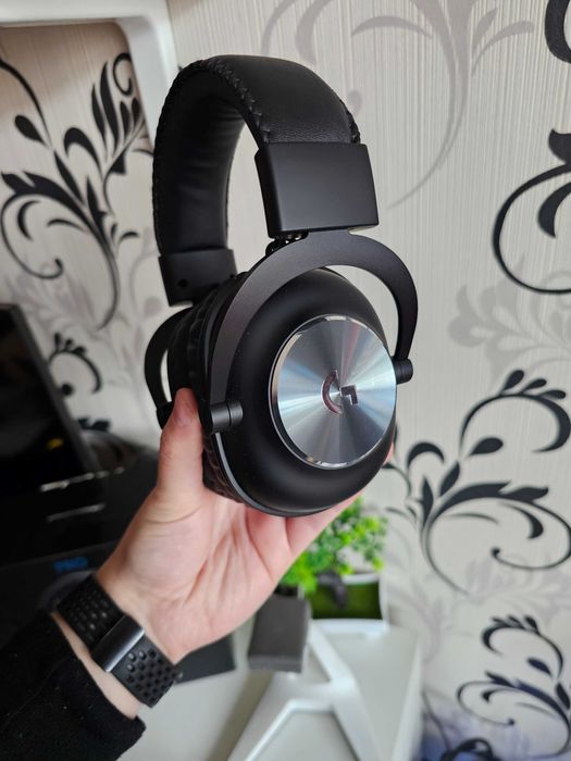 Игрові навушники, гарнітура Logitech G Pro / Pro X/ usb 7.1/blue voice