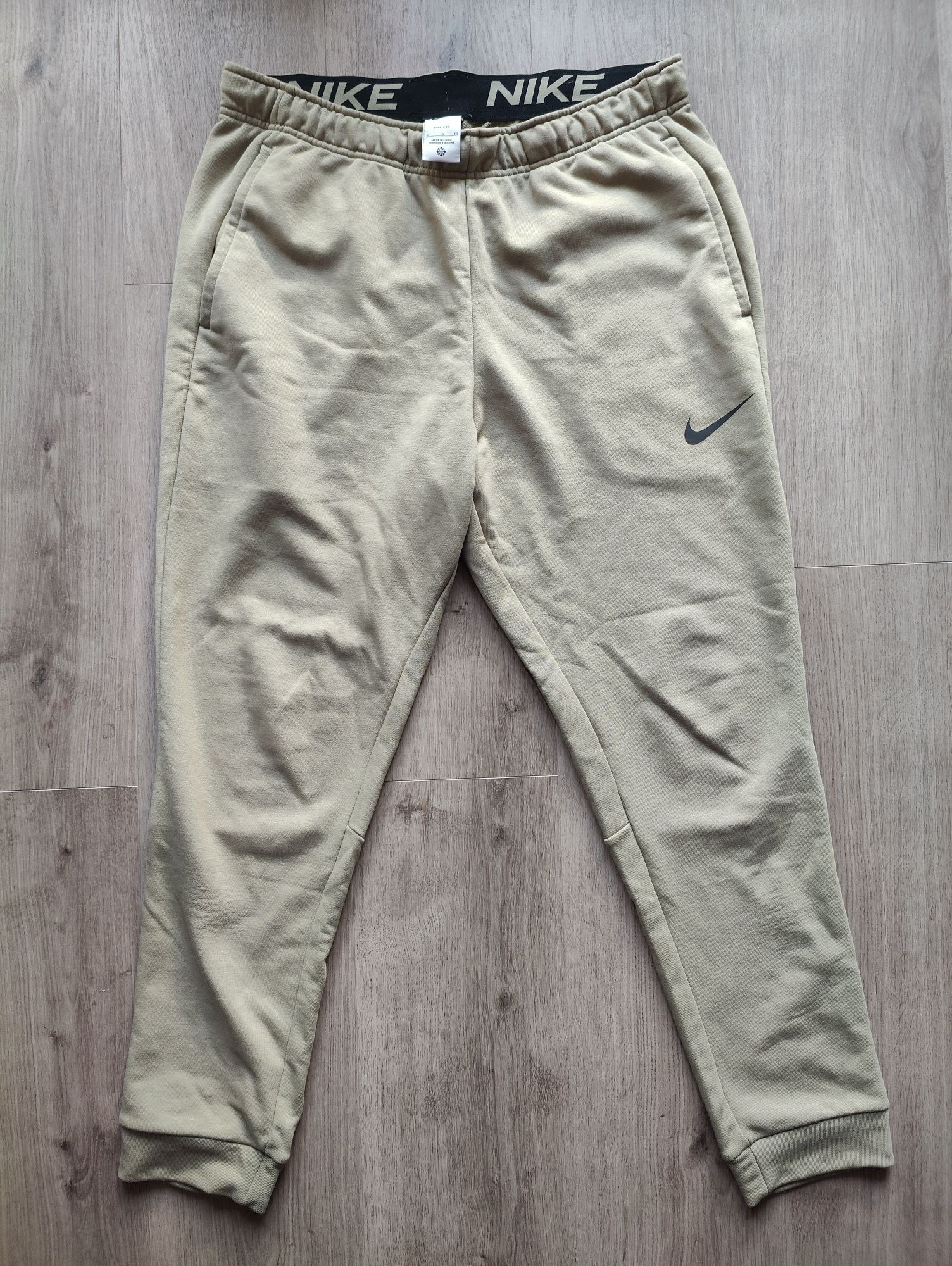 Nike spodnie dres olive oliwkowe