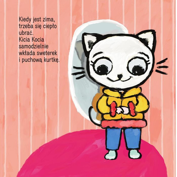 Kicia Kocia Zima NOWOŚĆ książeczka dla dzieci 2+