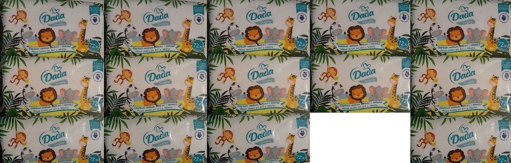 14 x Chusteczki Nawilżane Dada Everyday Dla Dzieci 14 x 72 = 1008 szt