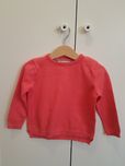 Camisola malha menina (azul e coral)