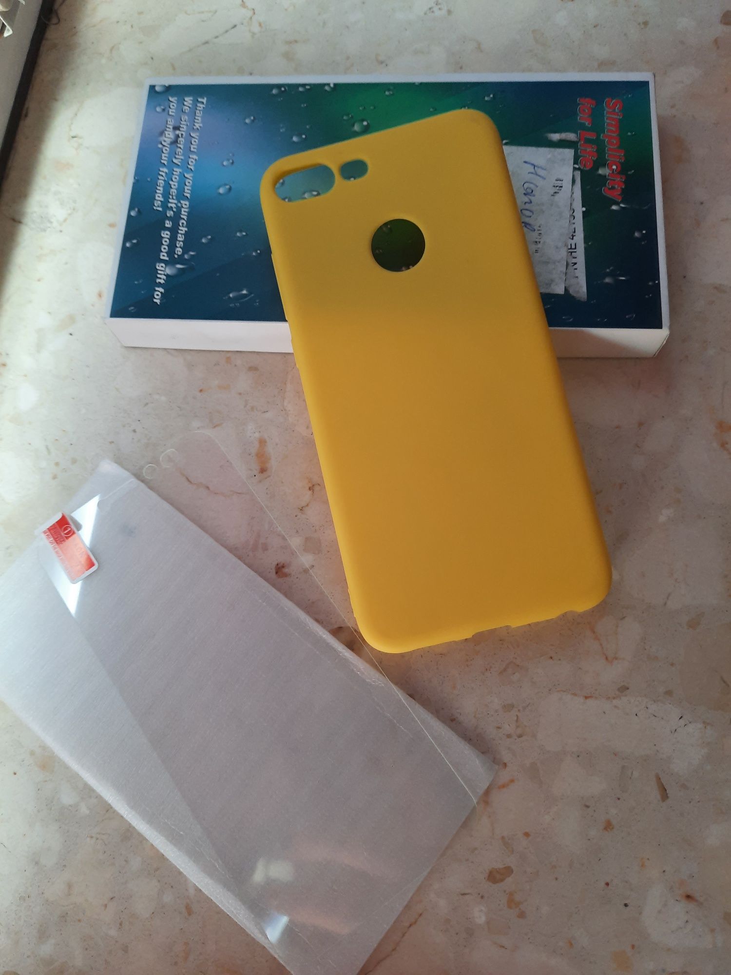 Etui na Huawei Honor 9 lite plecki nowe ze szkłem