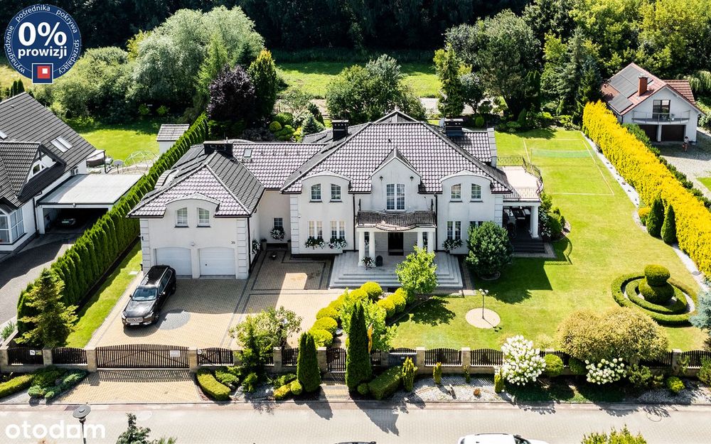 Prestiżowy i luksusowy dwurodzinny dom z pięknym ogrodem | Malinowice