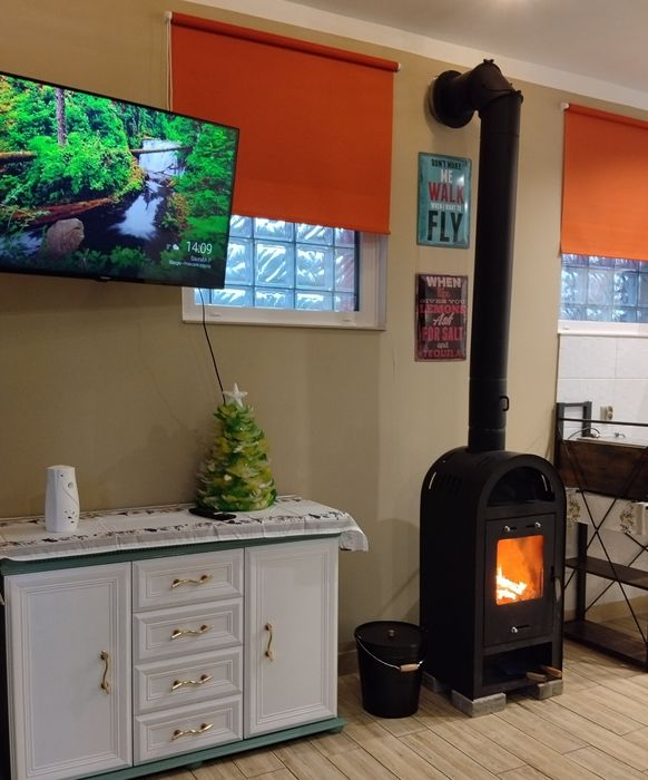 Premium Studio z kominkiem i TV Sulejówek Zakręt kawalerka parking