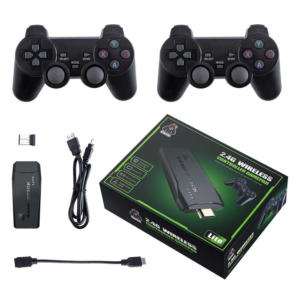 PROMO! Consola retro jogos Game Stick 4K Lite 64GB +10000 jogos(novas)