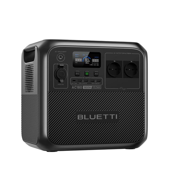 Зарядна станція Bluetti AC180 1152Wh 1800W.