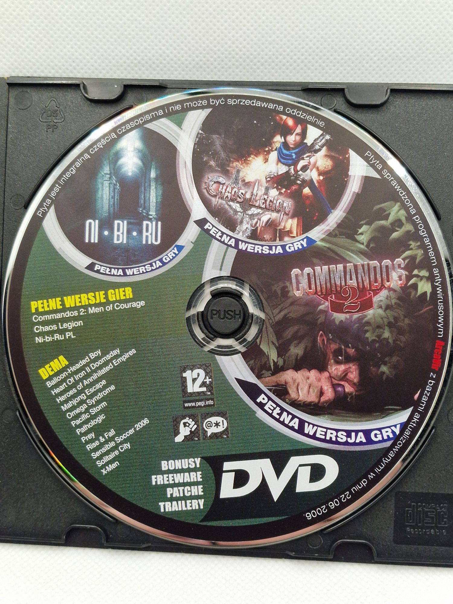 Commander 2: men of courage, chaos legion, ni-bi-ru / 3 gry Cd-Action