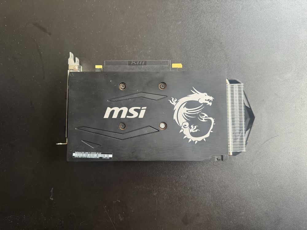 Sprzedam Gtx 1660ti msi armor oc /SKUPIE ELEKTRONIKE