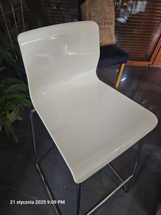 Krzesło hoker barowe Ikea Glenn