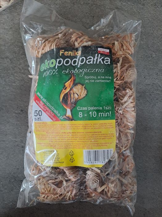 Podpałka ekopodpałka na grilla 50szt Wyprzedaż magazynu