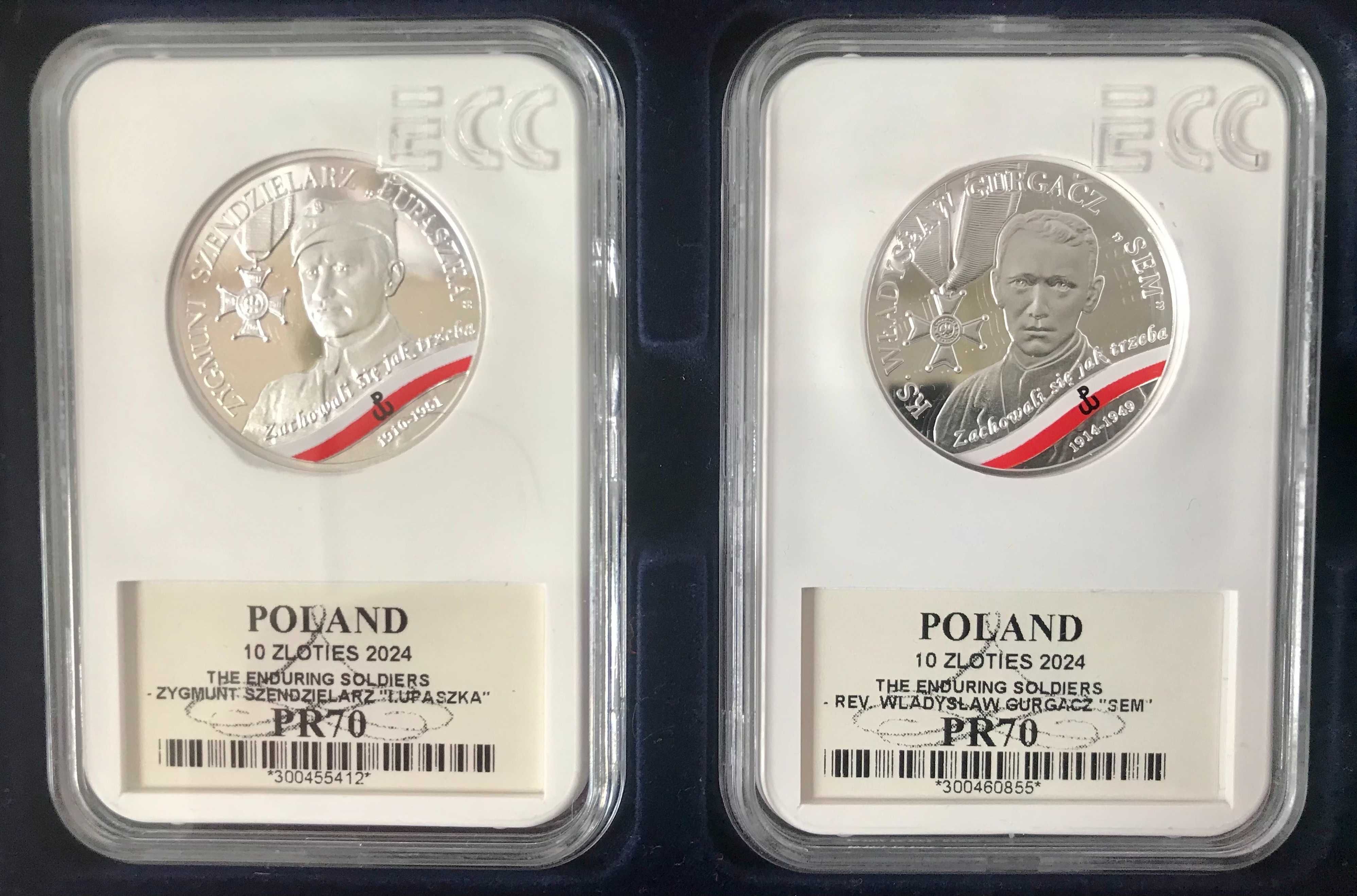 Seria NBP - Wyklęci żołnierze niezłomni - 19 szt. - GCN ECC PR70 Max!