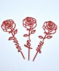 3 Róże, 'Róże dla Ciebie', dekoracja 2D