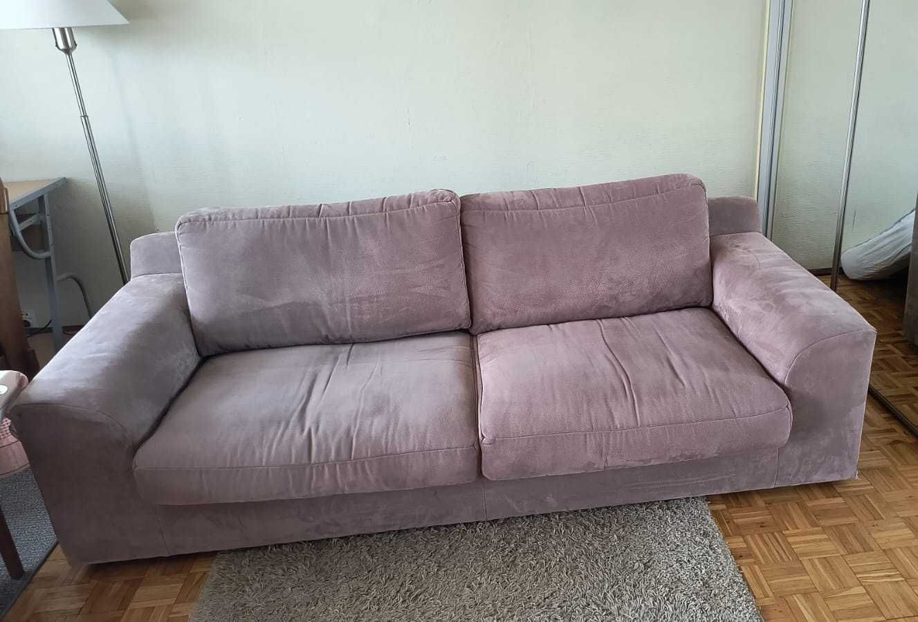 Sofa w kolorze szarym, 220cm