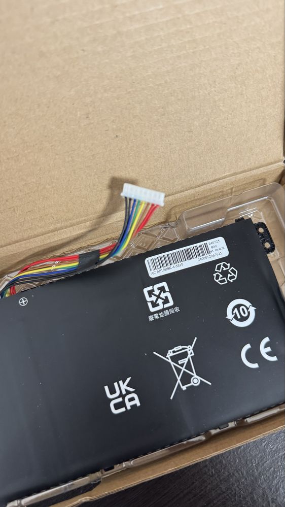 Батарея AP19B8K аккумулятор для ноутбука Acer