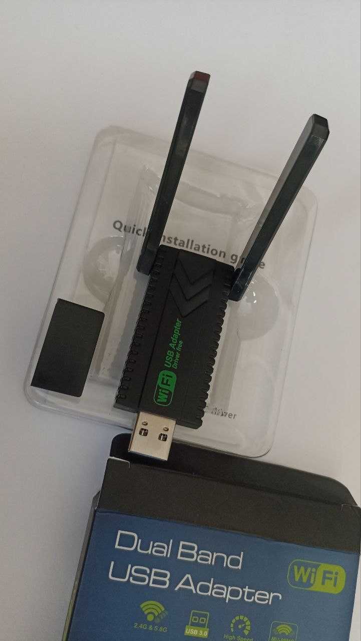 Vikefon 1300 мбит/с wi-fi usb-адаптер двухдиапазонный 2,4g + 5 ггц