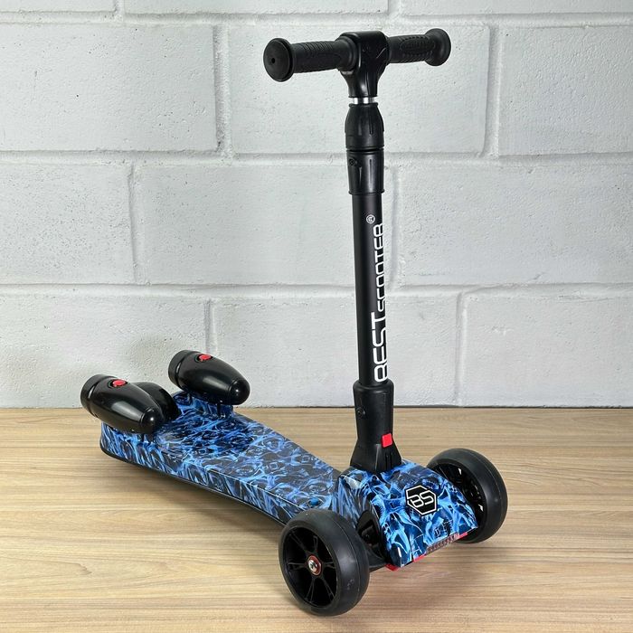 Уцінка! Самокат з турбіною, димом і підсвіткою Best Scooter MAXI 46189