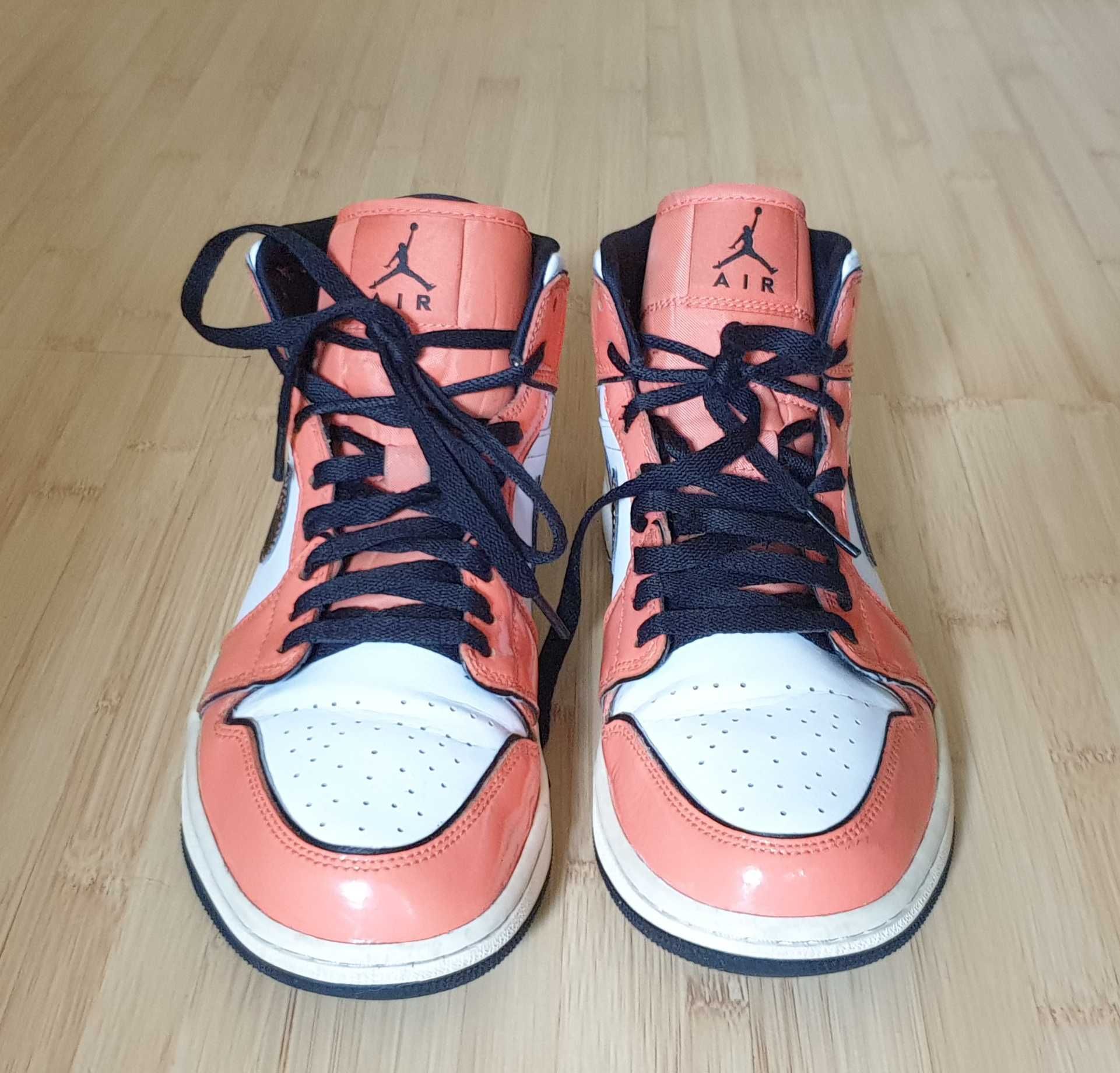 Oryginalne męskie buty Nike Air Jordan 1 Mid SE Turf Orange rozm.42