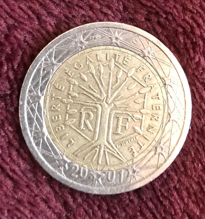 Moeda com erro de cunhagem- 2 Euros França
