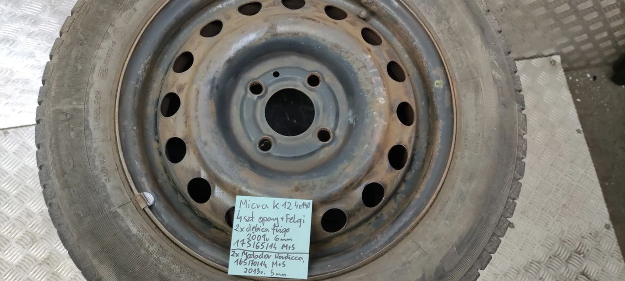 micra k12 koła 4x140 dębica frigo 165/70/ r14 2 sztuki