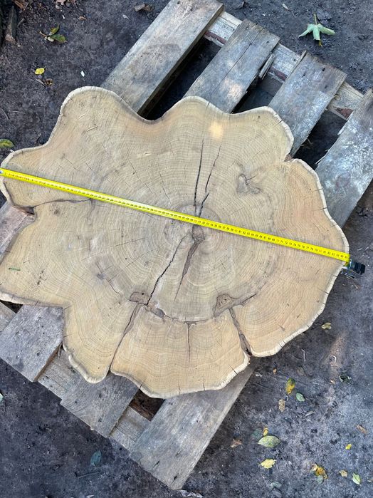 Plastry drewna akacji na stolik kawowy