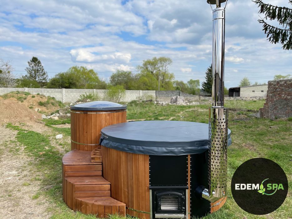 Чан на дровах! Виробник! Спа купель! Купіль для бані! Чан з джакузі!